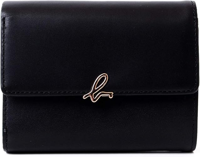 Amazon 名入れ可 アニエスベー ボヤージュ Agnes B Voyage レザー ウォレット 本革 三つ折り 財布 ミニウォレット Iw03b 09 ショップバッグ付 名入れなし ブラック Agnes B アニエスベー 財布