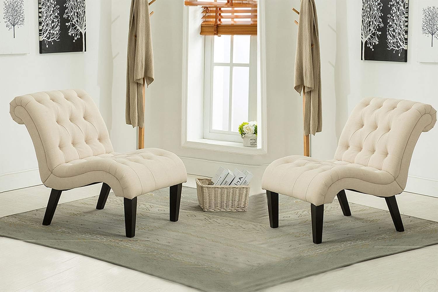 Best Set Of 2 Modern Accent Chair