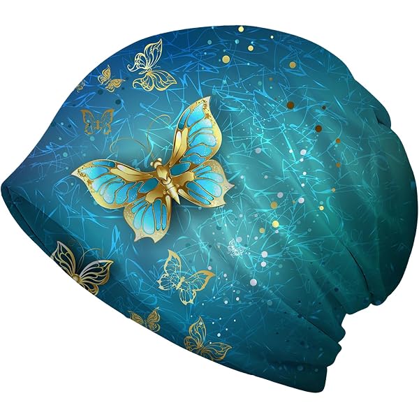 Sea Turtle-Blue Beanie for Men Women Slouchy Skull Cap Soft  display picture 3