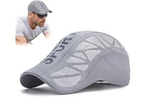 Aeromesh Sport Cap, Quick Drying Ball Caps for Men Women, Lightweight Running Hat with UV Protection for Golf Running Outdoor