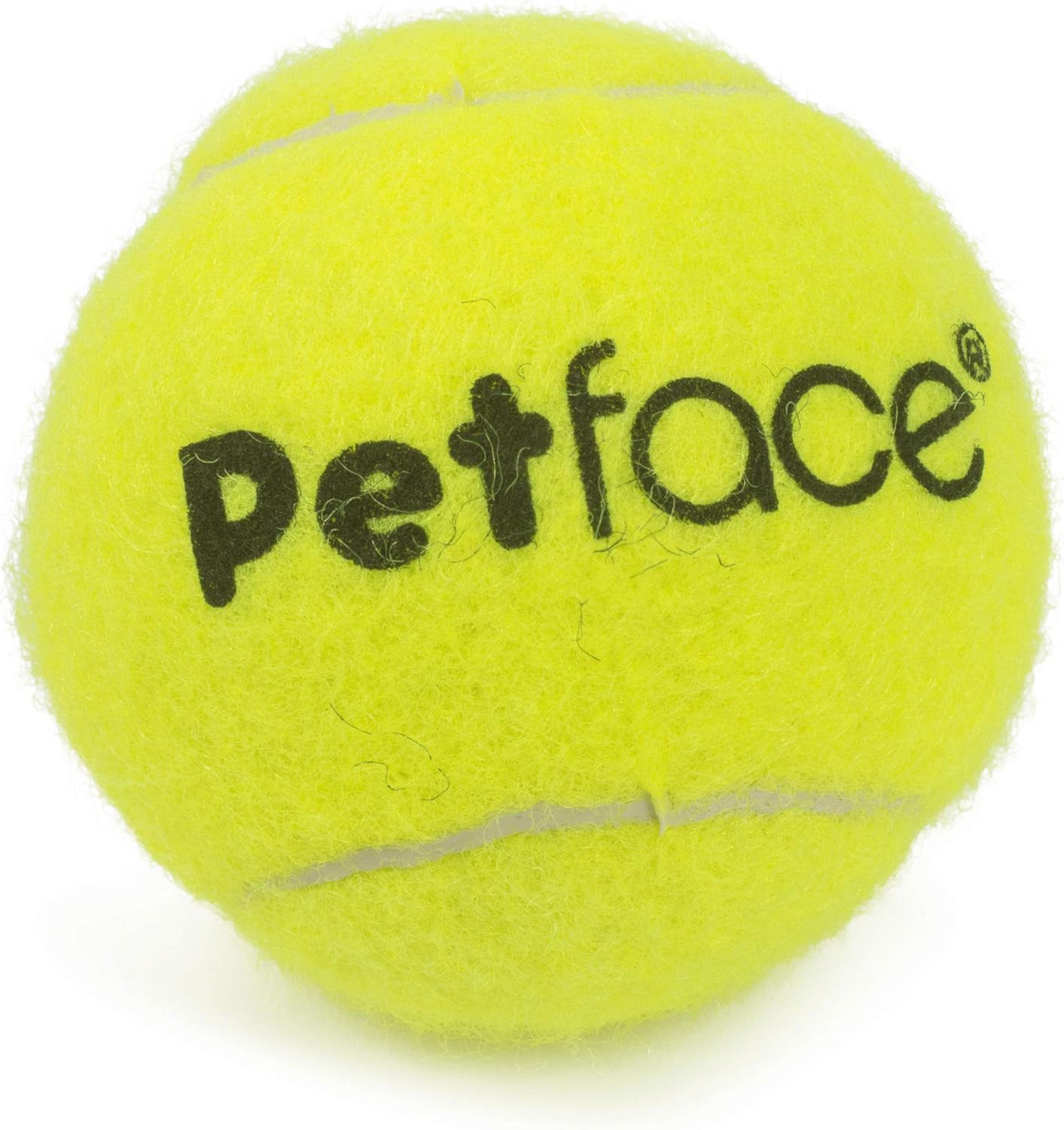 Petface Super Tennis Balls Dog Toy, 6cm, Pack of 3, Yellow, 3 Pack - Image 3
