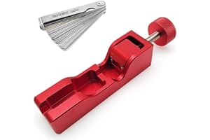 Maxanda Spark Plug Gap Gauge Tool Set for 16mm 14mm 12mm 10mm Spark Plug Gap Adjustment with 32 Blade Steel Spark Plug Feeler Gap Tool