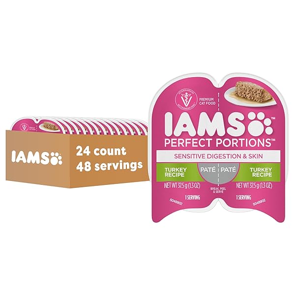 IAMS PERFECT PORTIONS SENSITIVE DIGESTION & SKIN WET...