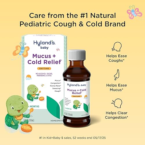 Hyland's Baby Mucus and Cold Relief, Daytime Baby Medicine, Infant