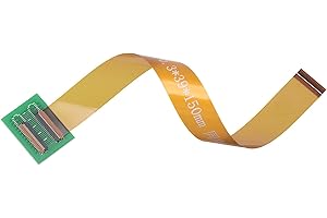 uxcell Flexible Flat Ribbon Cable with Extension Connector 0.3mm Pitch 39 Pin 150mm Set