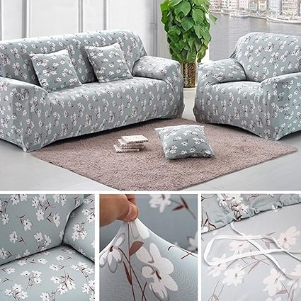 Stretch Sofa Covers Slip Over Elastic Fabric Settee Slipcover