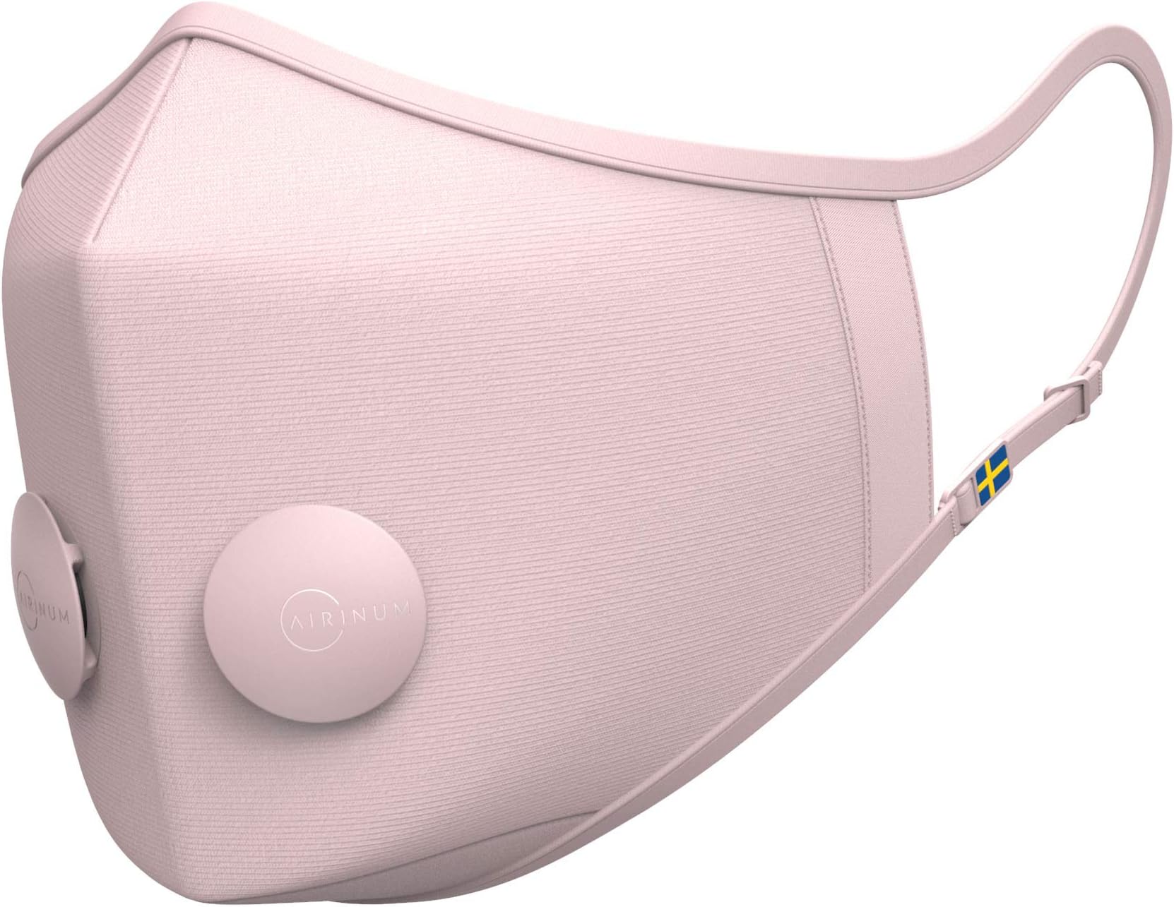 Airinum Urban Air Mask 2.0 - Reusable & Adjustable High Quality Mask That Protects Against Air Pollution, Smog, Allergens and Bacteria | for Outdoor Activities, Cycling, Travel - Pearl Pink XS