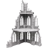 Tabletop Terrain Sci-Fi Ruin Set 3 - Modular Sci-Fi Terrain for Tabletop Wargaming Competitive Ruins 28mm 32mm