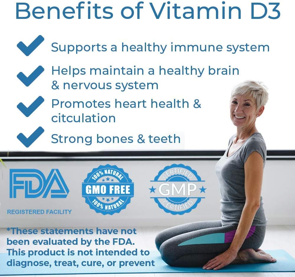 Superior Source Vitamin D3 10,000 IU Sublingual Tablets - Vitamin D Supplement Quick Dissolve Melts - 100 Count: Health & Personal Care