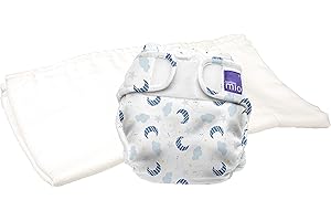 Bambino Mio, mioduo two-piece cloth diaper, magical moon, size 1 (<21 lbs)