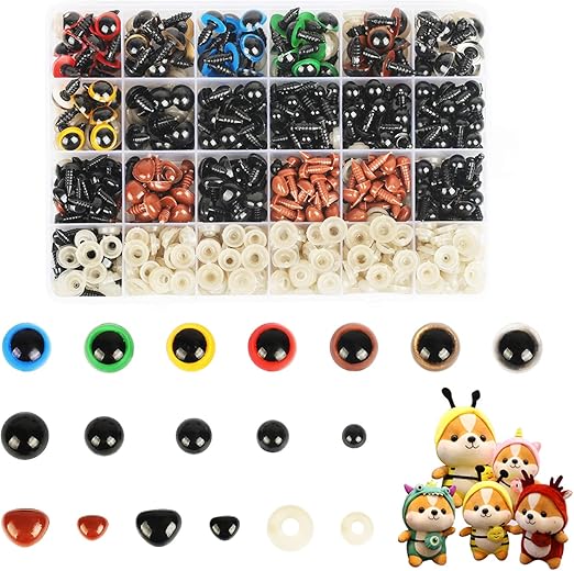 ojos y nariz para peluches