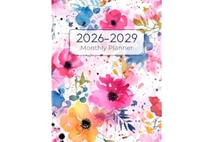 2026-2029 Monthly Planner: 4 Year From January 2026 To December 2029 With Inspirational Quotes