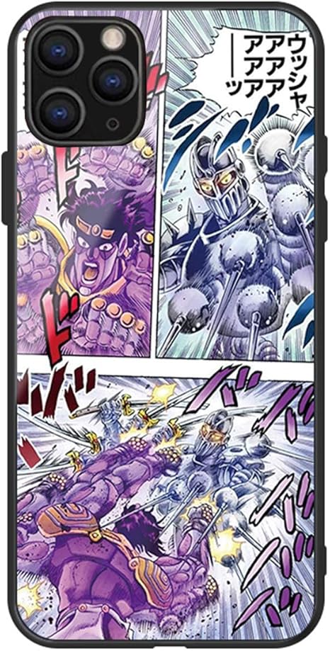 Amazon Co Jp ジョジョの奇妙な冒険 イラスト アイフォン 携帯カバー Jojo 鏡面ガラス スマートフォン Iphone 11 Pro プロ Iphone11pro 強化ガラス ケース 充電対応 携帯電話 携帯 スマホ ハードケース アニメ カバー ジョジョ 31 家電 カメラ