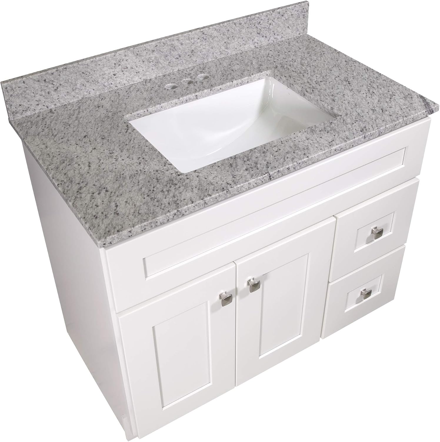 Design House 563346 Granite Vanity Top With Ceramic Rectangular Bowl