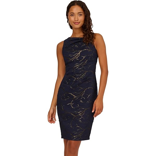 Amazon.com: Adrianna Papell Women's Draped Jersey Cocktail Dress Dress,  Black, 2 : Clothing, Shoes & Jewelry
