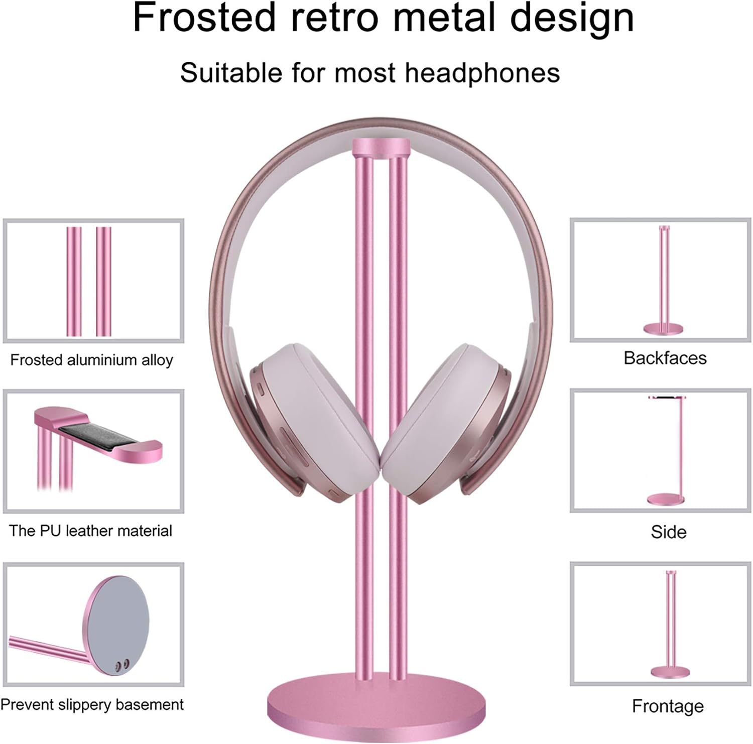 GEEKRIA Aluminum Alloy Headphones Holder for Over-Ear Headphones, Gaming Headset Holder - Image 3