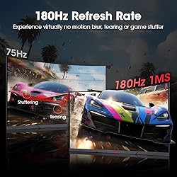 KOORUI 27 Inch Curved Gaming Monitor, Full HD 1080p