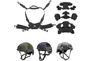 BEWINNER Helmet Dial Suspension System Chin Strap, Tactical Airsoft Helmet Chin Strap, Hunting Advanced Fast Helmet Replacement Accessory for Outdoor