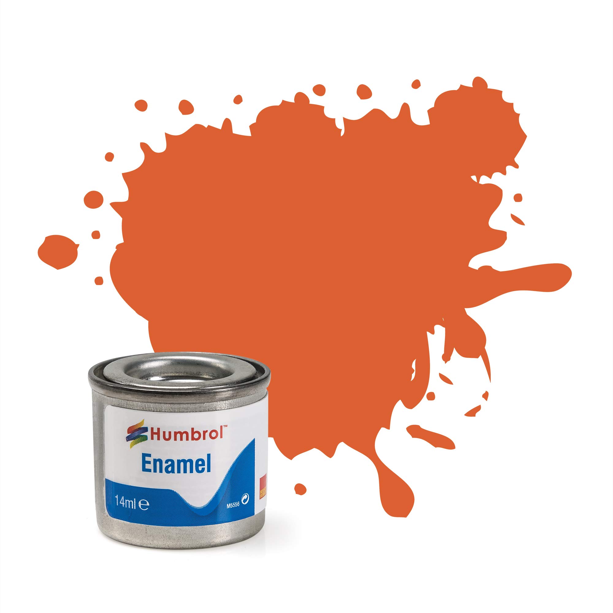 Humbrol Enamel Paint 14ML No 82 Orange Lining - Matt