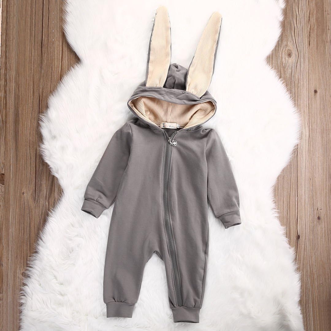bunny ear baby romper