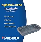 Russell Hobbs Nightfall Stone 38 cm Roasting Pan Non-Stick Deep Baking Tray view 2