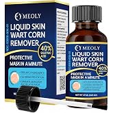 MEOLY Fast-Acting Wart Remover: 40% Salicylic Acid Wart Remover Maximum Strength for Plantar Wart, Corn Men and Women 0.65 oz