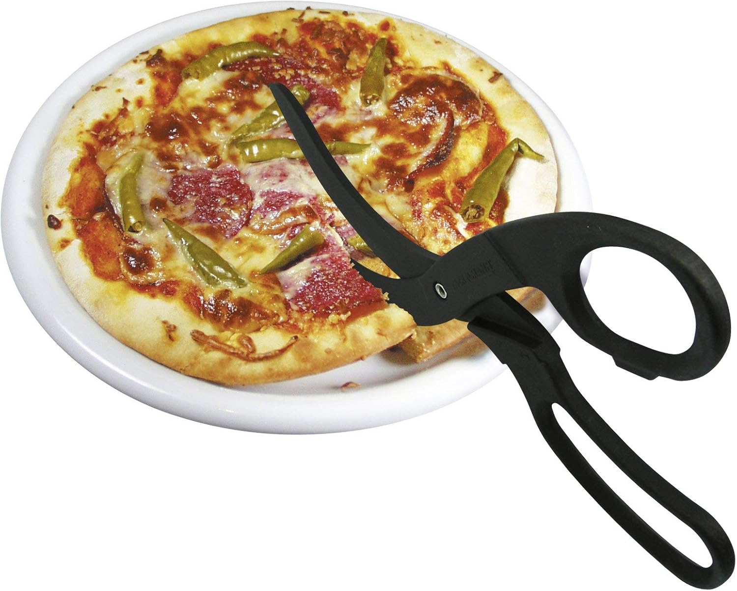 Fackelmann Nylon Pizza Cutter 25 cm, Black, 25 x 11.7 x 1 cm - Image 4
