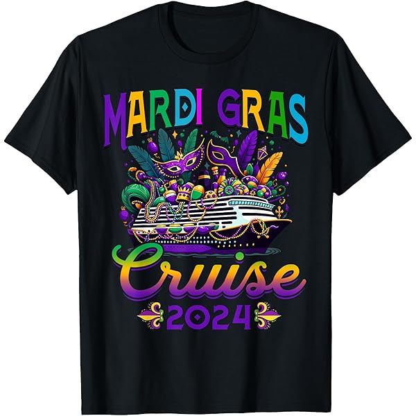 Amazon.com: Mardi Gras Cruise Crew 2026 Carnival Party T-Shirt