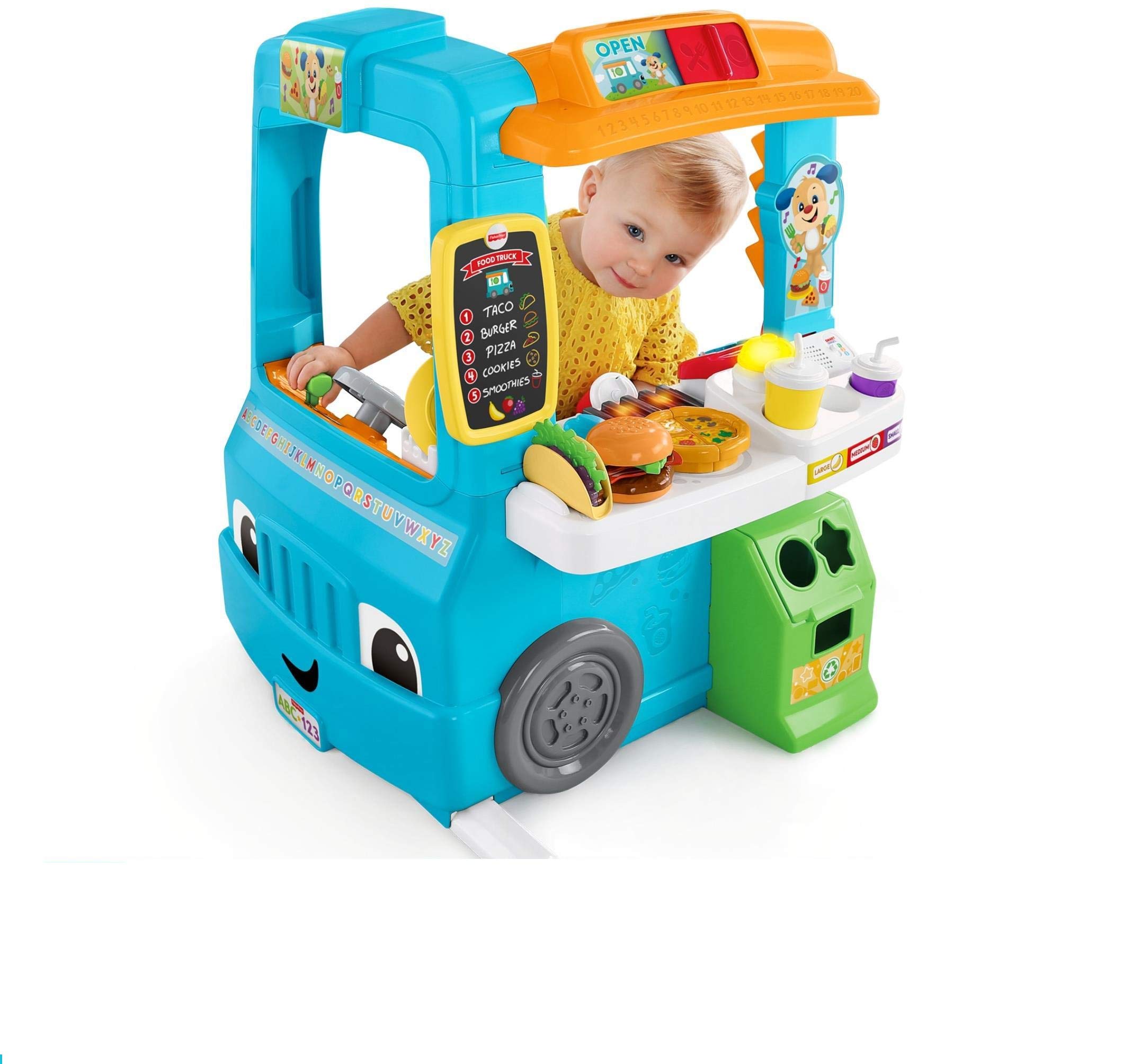 FisherPrice Laugh & Learn Servin' Up Fun Food Truck, Musical Role Play