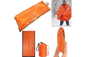 Sierra Madre Emergency Sleeping Bag, 84"X36" Sierramadre Emergency Survival Sleeping Bag, Pocket Size Emergency Sleeping Bag,