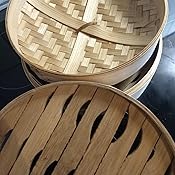Bambusdämpfer 3-Teilig 25 cm Bamboo Steamer Set: Amazon.de