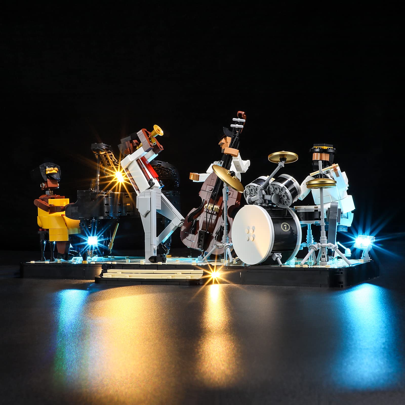 LIGHTAILING Light For Lego 21334 Jazz Quartet - Led Lighting Kit Compatible With Lego Building Blocks Model - NOT Included The Model Set