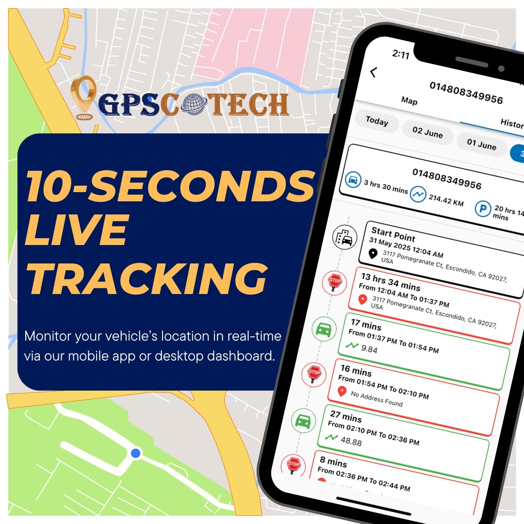 GPS Tracker for Vehicles (OBD2) –Tracking Every 10s, 1 Month Free, 1 Year History, Plans from $4.99/Month. Multiple GeoFences, Monitor Driving Behaviour & Speed w/Global Coverage. Cancel Anytime
