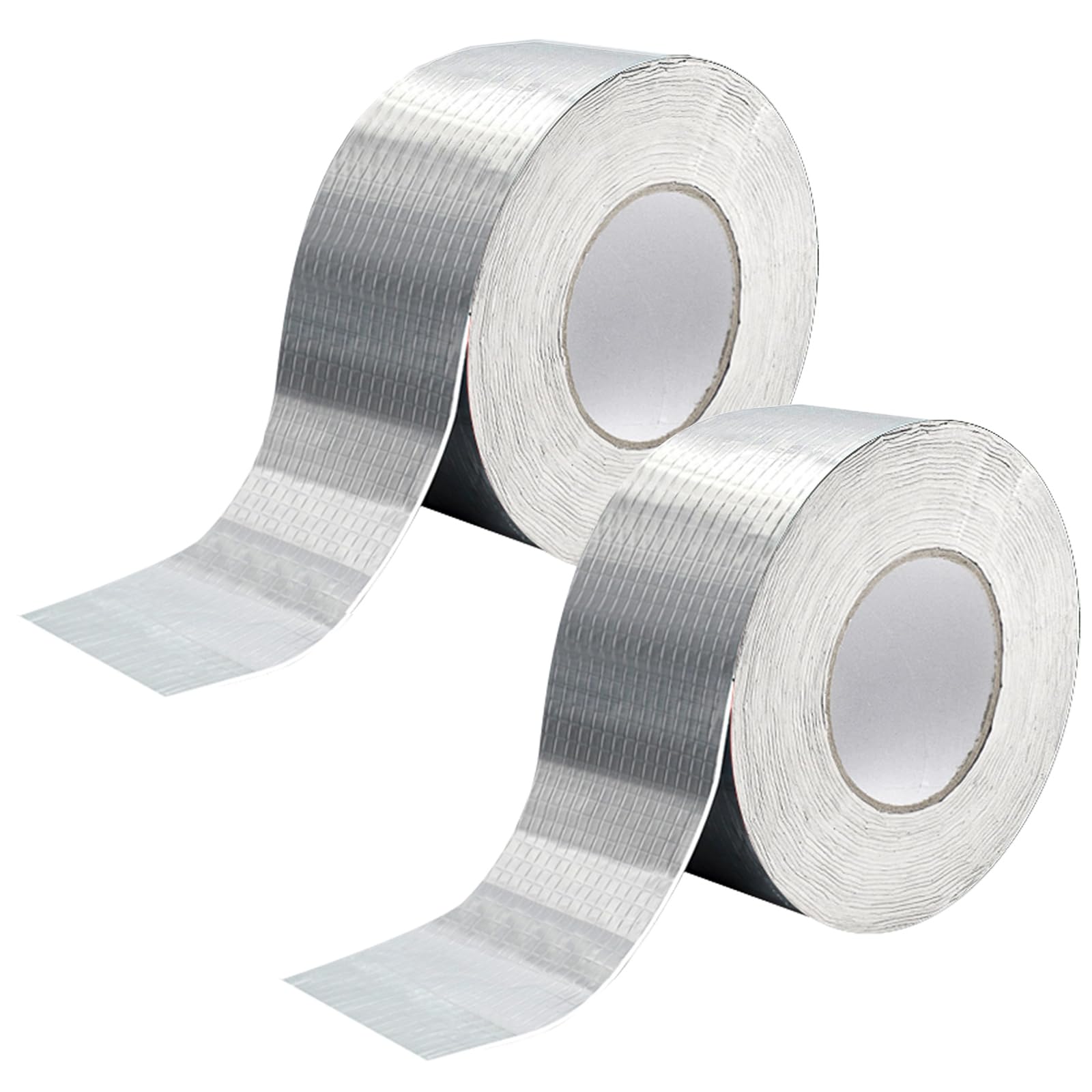 Jooayou Butyl Tape Waterproof, Aluminium Water Leak Roof Sealant Tape, Pipe Repair Tape Flashing Tape, Waterproof Tape for Leaks, Indoor/Outdoor Use(5cm x 5m x 2Roll)
