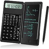 IPepul Scientific Calculators for Students, 10-Digit Large Screen, Math Calculator with Notepad, Classroom Must Haves for Middle High School Supplies &amp; College (Black)