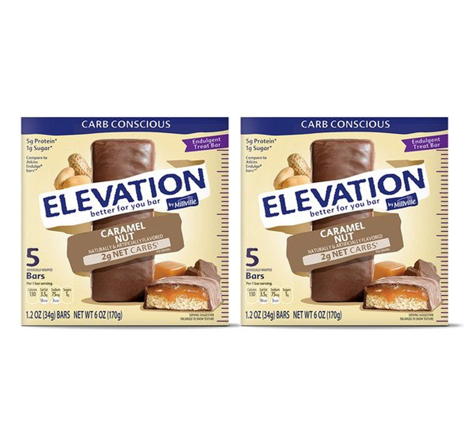 Millville Elevation Protein Bars Snack Endulgent Treat 1