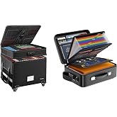 DocSafe Fireproof Document Box Set with Lock and Wheel