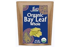 Jiva Organic Bay Leaves Whole 8 Ounce Bulk Bag