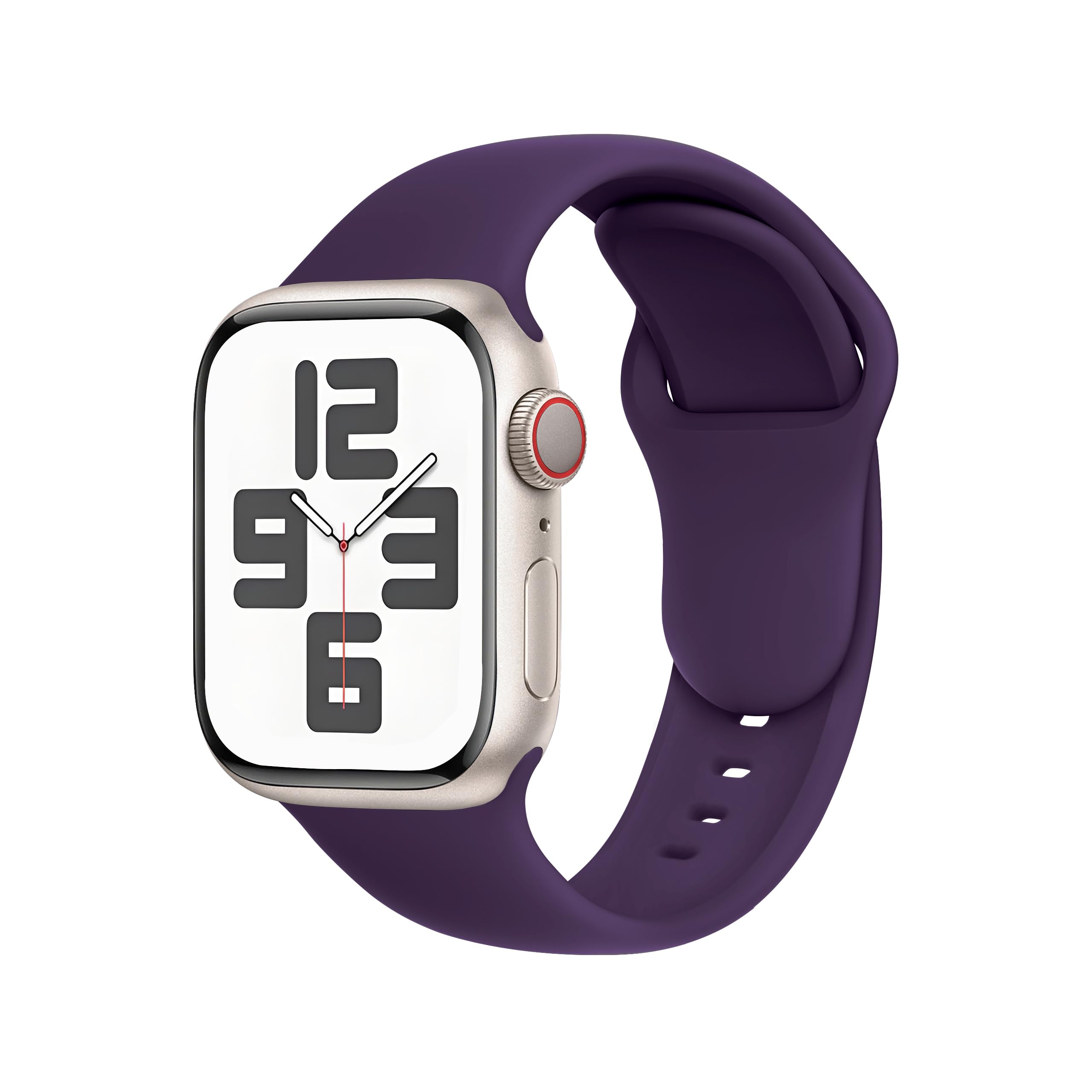 C1 for Apple Watch Strap Ultra 2/Ultra/Series11 10 9 8 7 6 5 4 3/SE (38/40/41/42/44/45/46/49mm) - Sport | Secure Fit, Unisex, Compatible with All Models,Imperial Purple