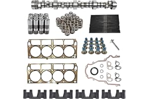 SUSUCAR E1840P Sloppy Stage 2 Camshaft Kit for 1999-2013 Gen 3/4 LS 4.8 5.3 Vortec Trucks (Include Cam, Lifters and Trays, Pushrods, Gaskets)