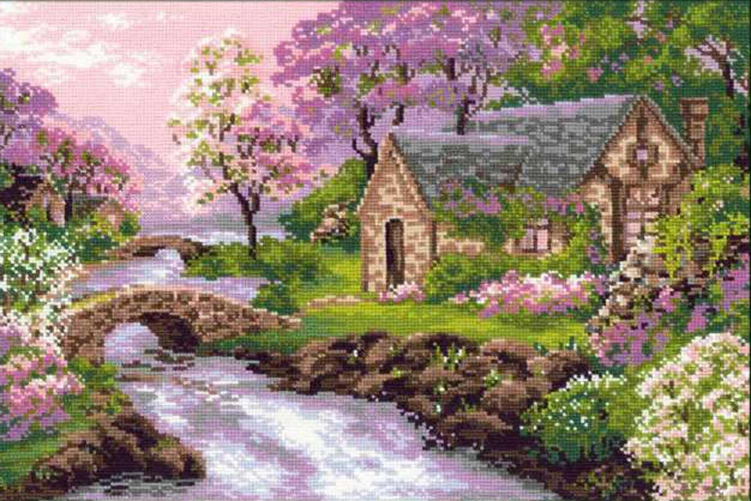 Riolis Cross Stitch Kit - 1098 - Spring View