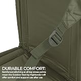 Highlander Foldable Outdoor Seat Mat Olive Green Lightweight 380g view 6