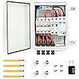 4 String Solar Combiner Box, IP65 Waterproof PV Combiner Box for On/Off Grid Solar System,with Lightning Arrester, 15A Rated Current Fuse & 63A Circuit Breaker(Plastic)