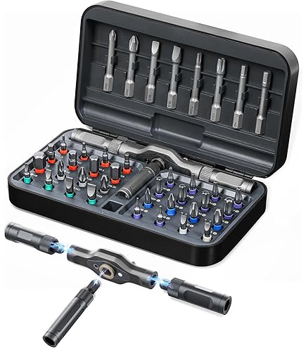 Amazon.com: DOZAWA 42 in 1 Magnetic Screwdriver Set, T-Handle