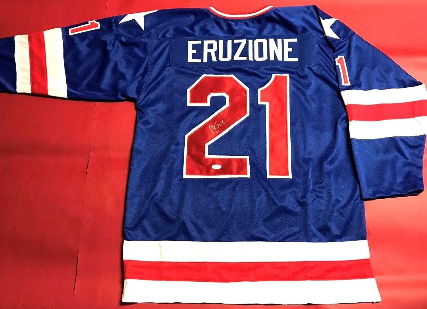 mike eruzione autographed jersey