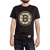 Calhoun NHL Mens Loose Fit Performance Rashguard Wicking Short Sleeve Shirt