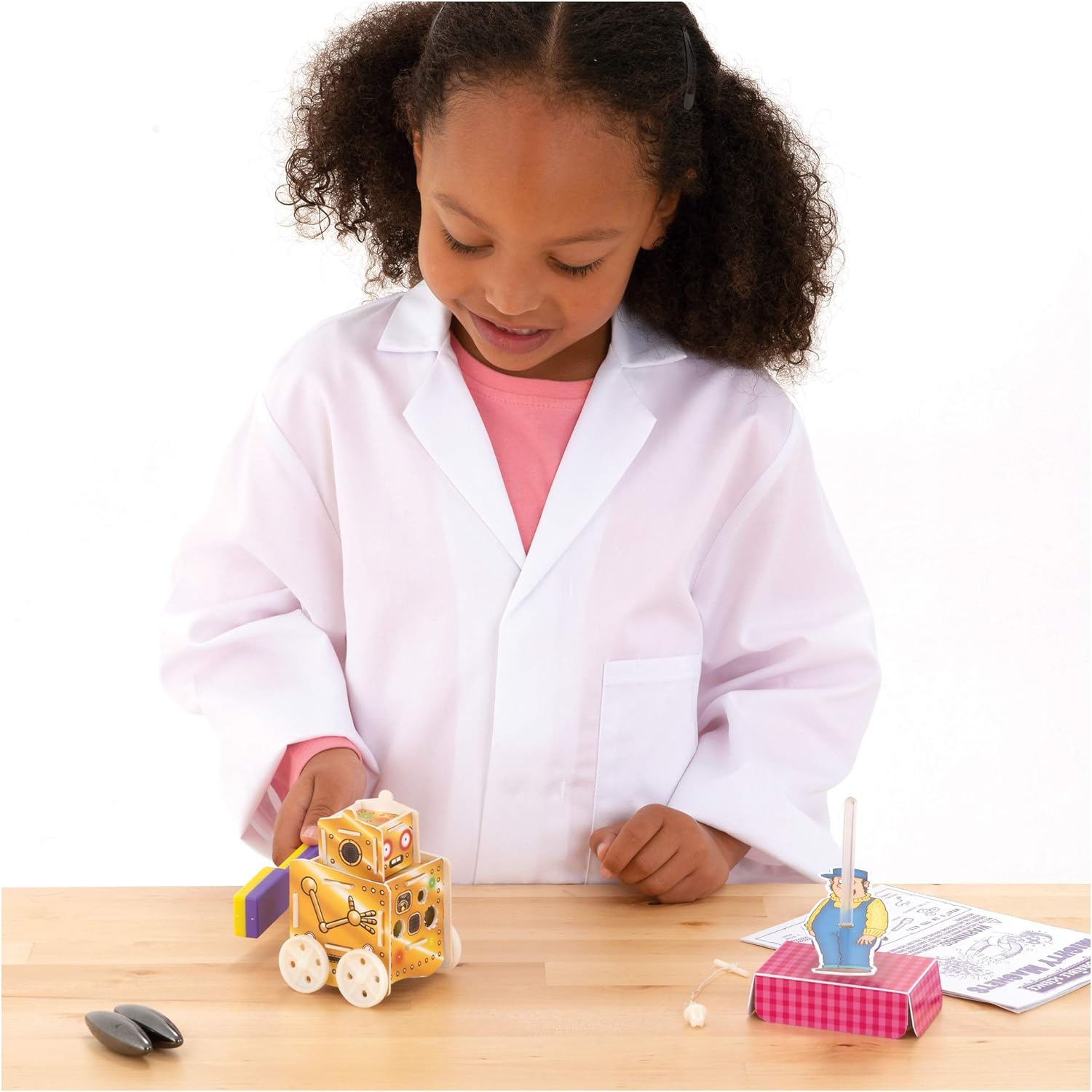 Galt Mighty Magnets Kit -Horrible Science Kids Magnets and Science Kit for Kids-Hands-on Physics Experiments -Build a Rolling Robot and Perform Levitation Tricks - Image 3