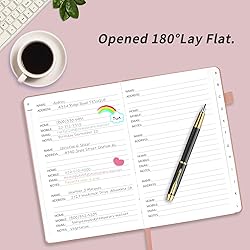 Address Book with Alphabetical Tabs, Hardcover