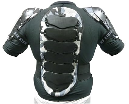 Motocross Enduro Erwachsenen XTRM CAMO WARRIOR Körperpanzer Jacke Motorradschutzweste (XXL)