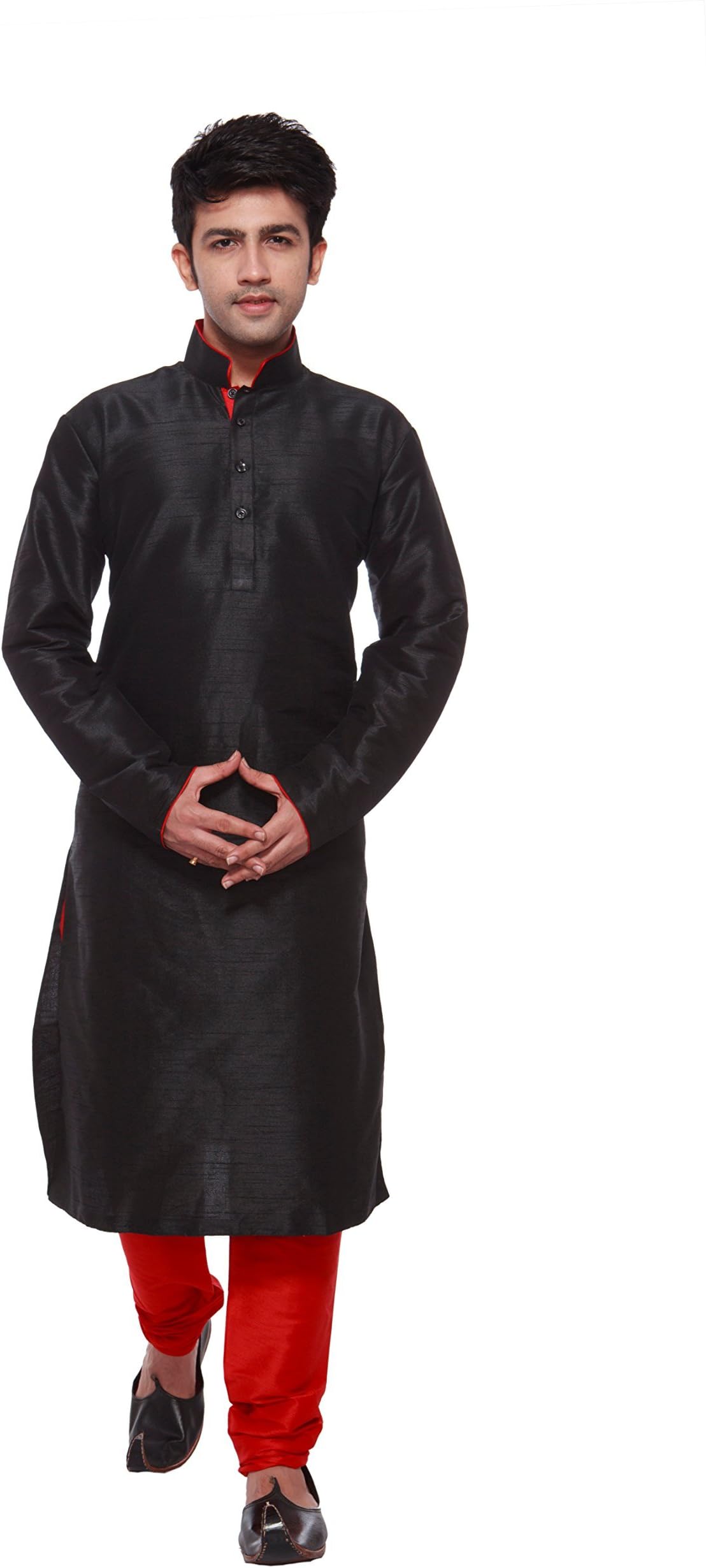 RoyalAmora Designer Kurta & Churidhar Set_Black